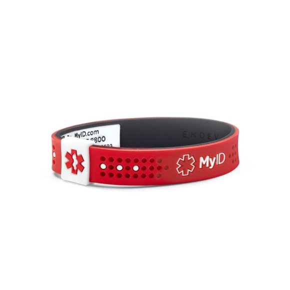MyID SPORT | Bracelet | Red/Black | Small - Picture 1 of 4